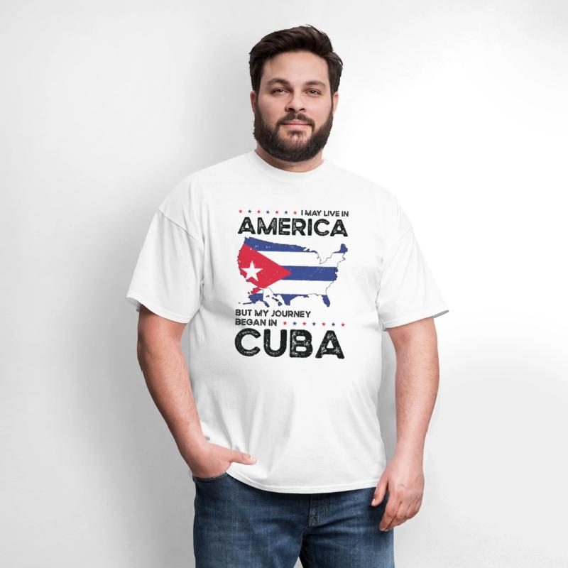 Cuban American Patriot USA Grown Cuba US Flag