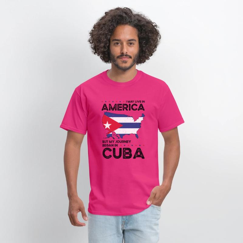 Cuban American Patriot USA Grown Cuba US Flag