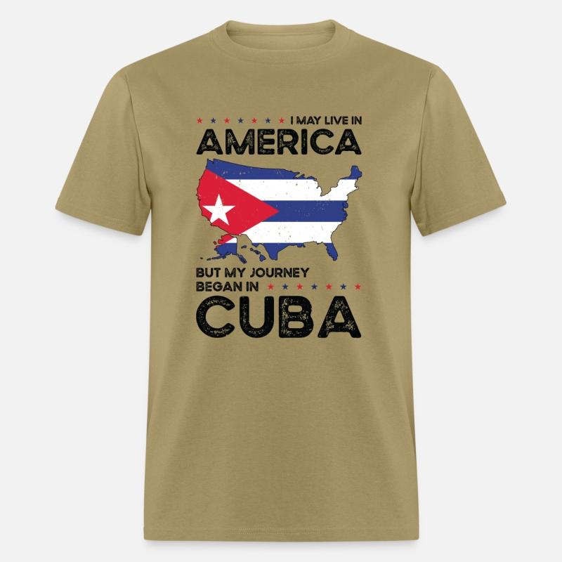 Cuban American Patriot USA Grown Cuba US Flag