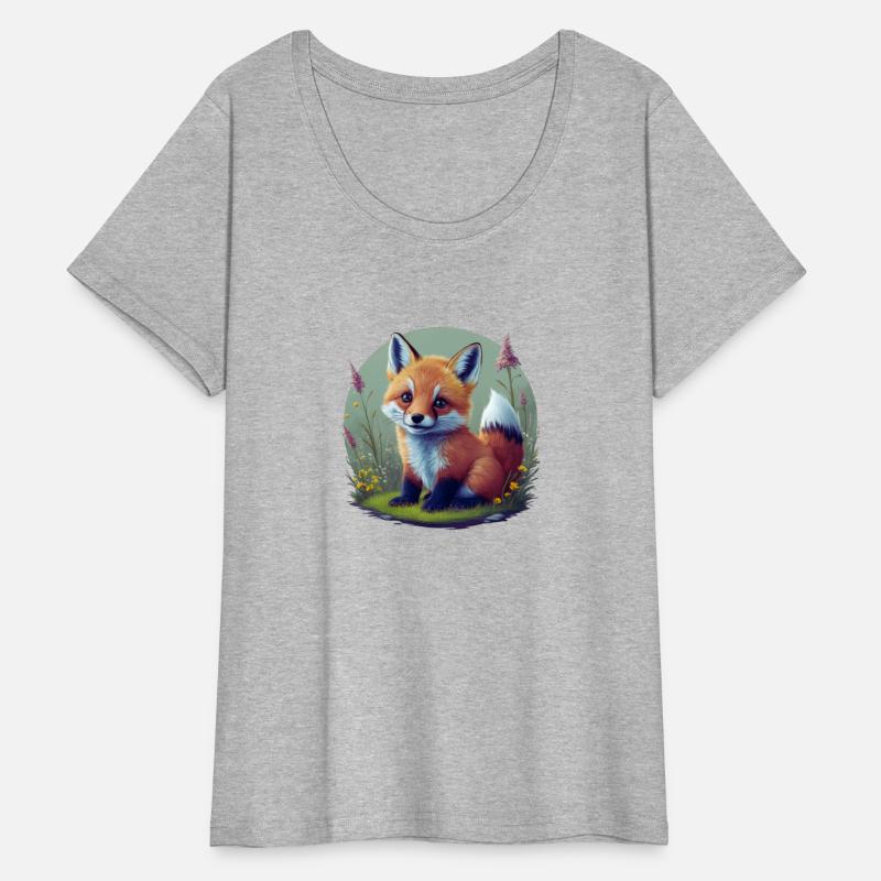 Cuddly Baby Fox in Meadow Bliss