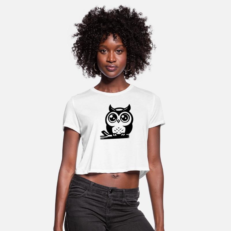 Cute Cartoon Owl With Cute Eyes