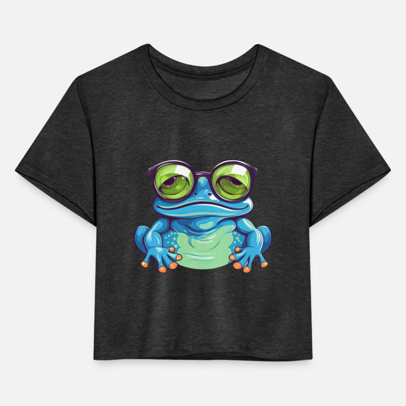 Cute Frog with Glasses - Nerdy Relaxation Design