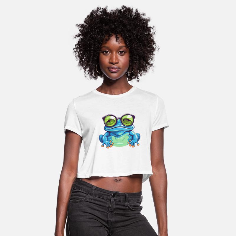 Cute Frog with Glasses - Nerdy Relaxation Design
