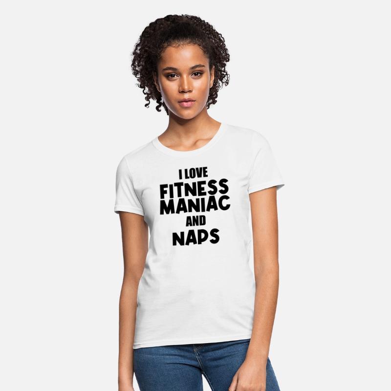 Cute I Love Fitness Maniac And Naps Funny
