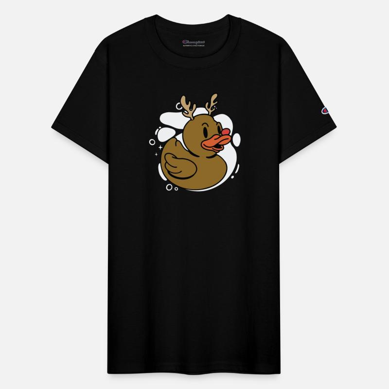 Cute Red Nosed Reindeer Rubber Ducky