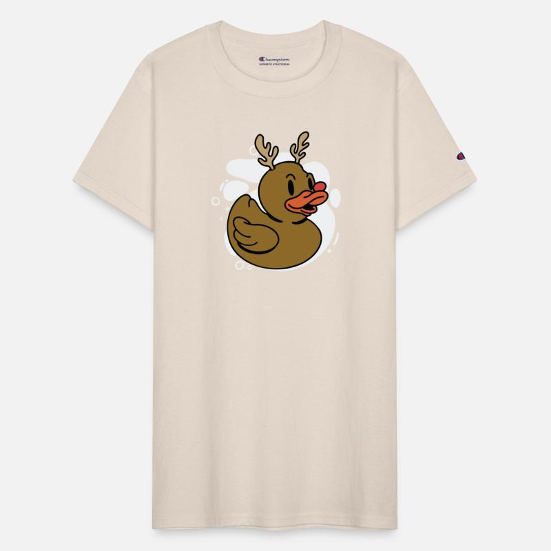 Cute Red Nosed Reindeer Rubber Ducky