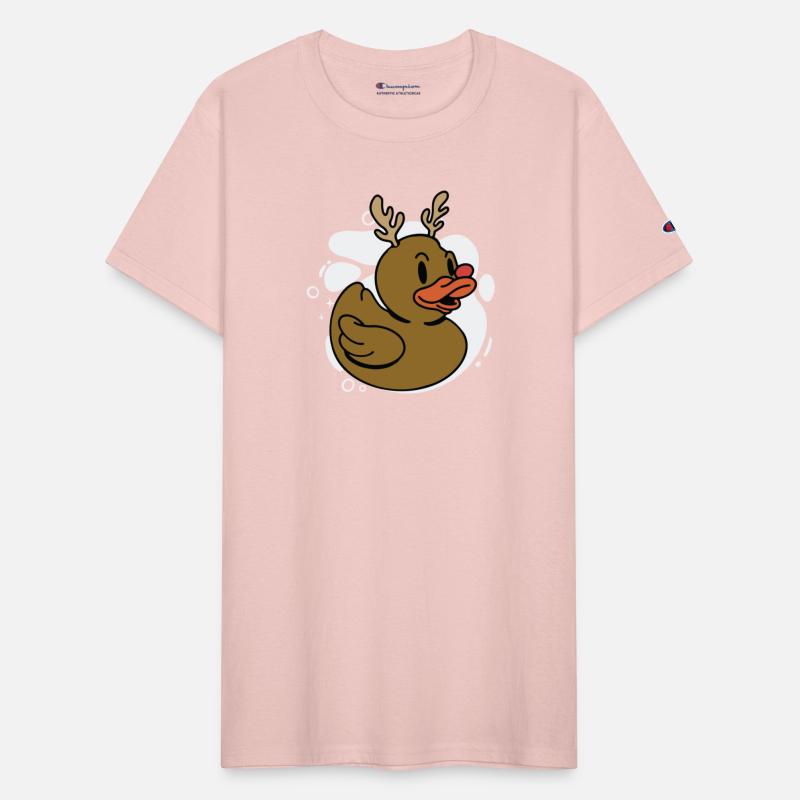 Cute Red Nosed Reindeer Rubber Ducky