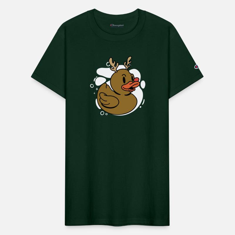 Cute Red Nosed Reindeer Rubber Ducky