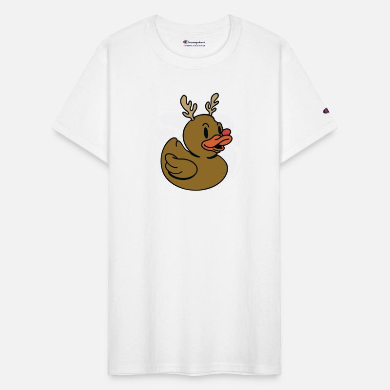 Cute Red Nosed Reindeer Rubber Ducky