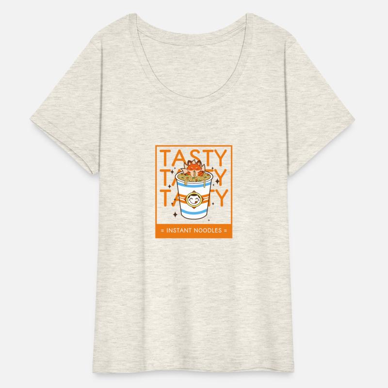 Cute "Tasty Tasty Tasty" Instant Noodles Graphic