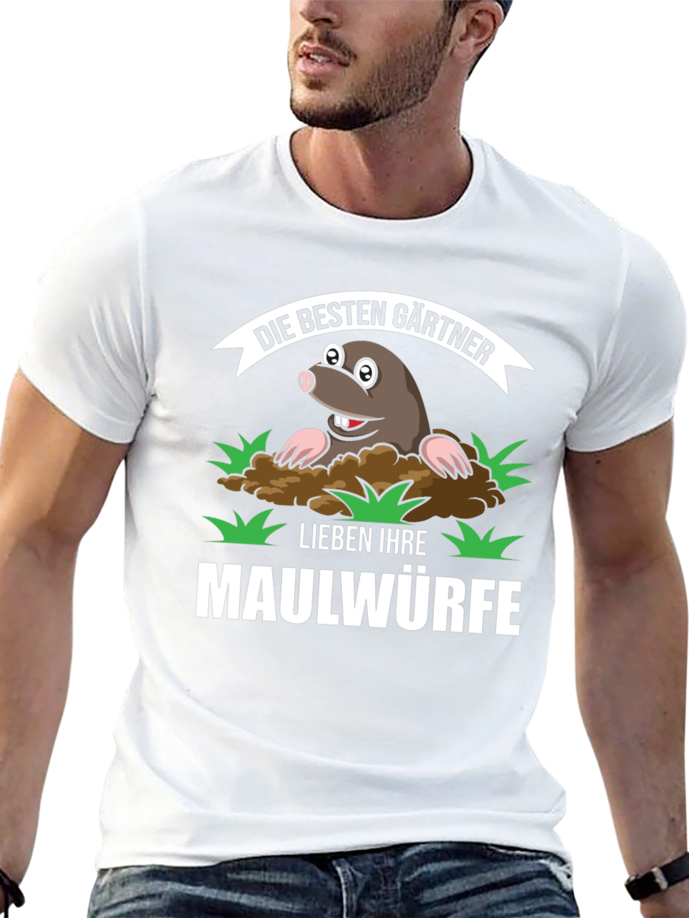 Funny Gardener Mole T-Shirt - Best Gardeners Love Moles
