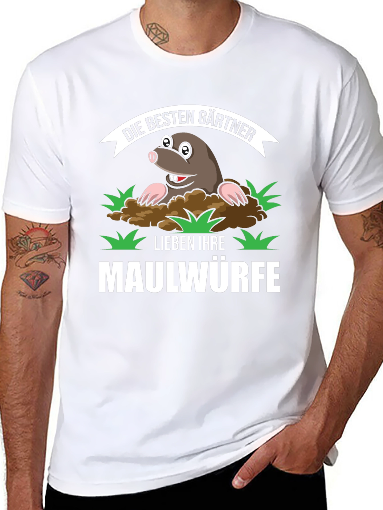 Funny Gardener Mole T-Shirt - Best Gardeners Love Moles