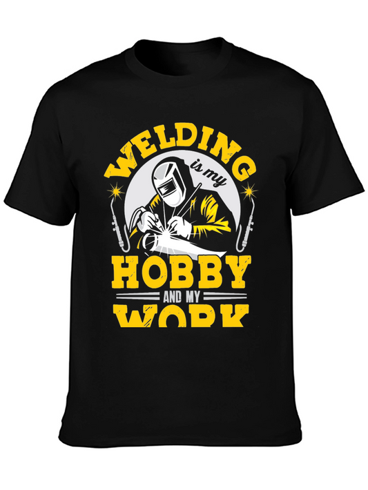 Welding Hobby T-Shirt Work Tee Welder Gift
