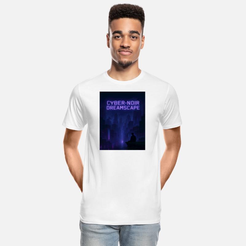 Cyber Noire Neon Cityscape