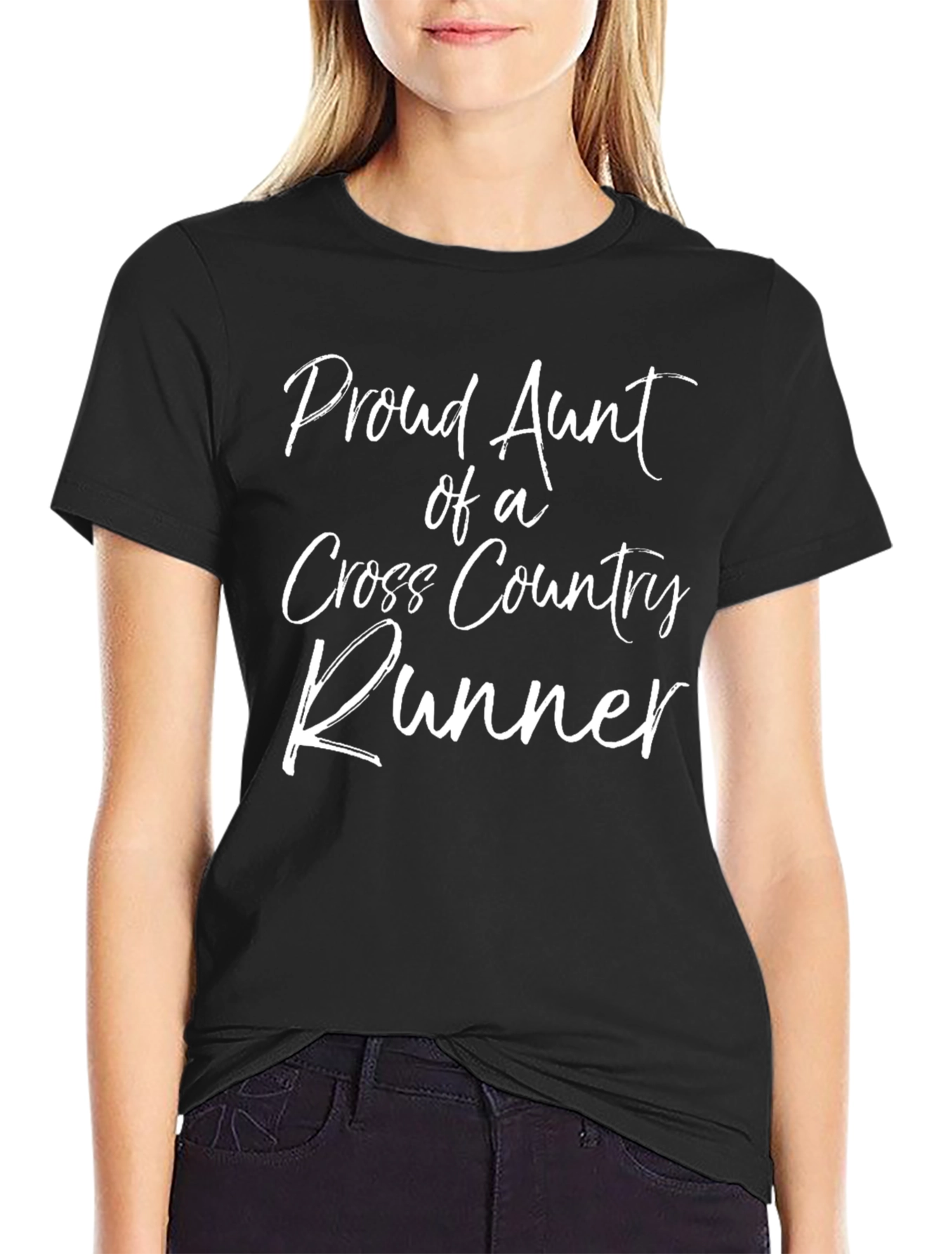 Proud Aunt of a Cross Country Runner T-Shirt