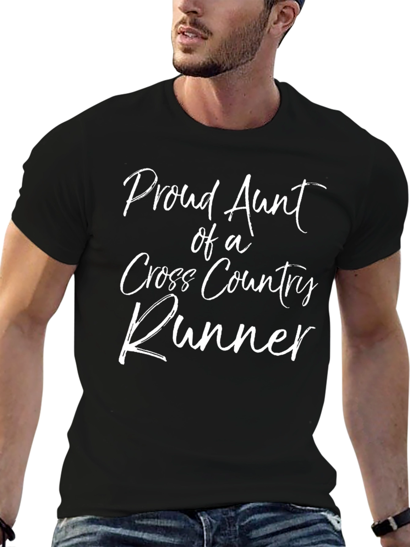 Proud Aunt of a Cross Country Runner T-Shirt