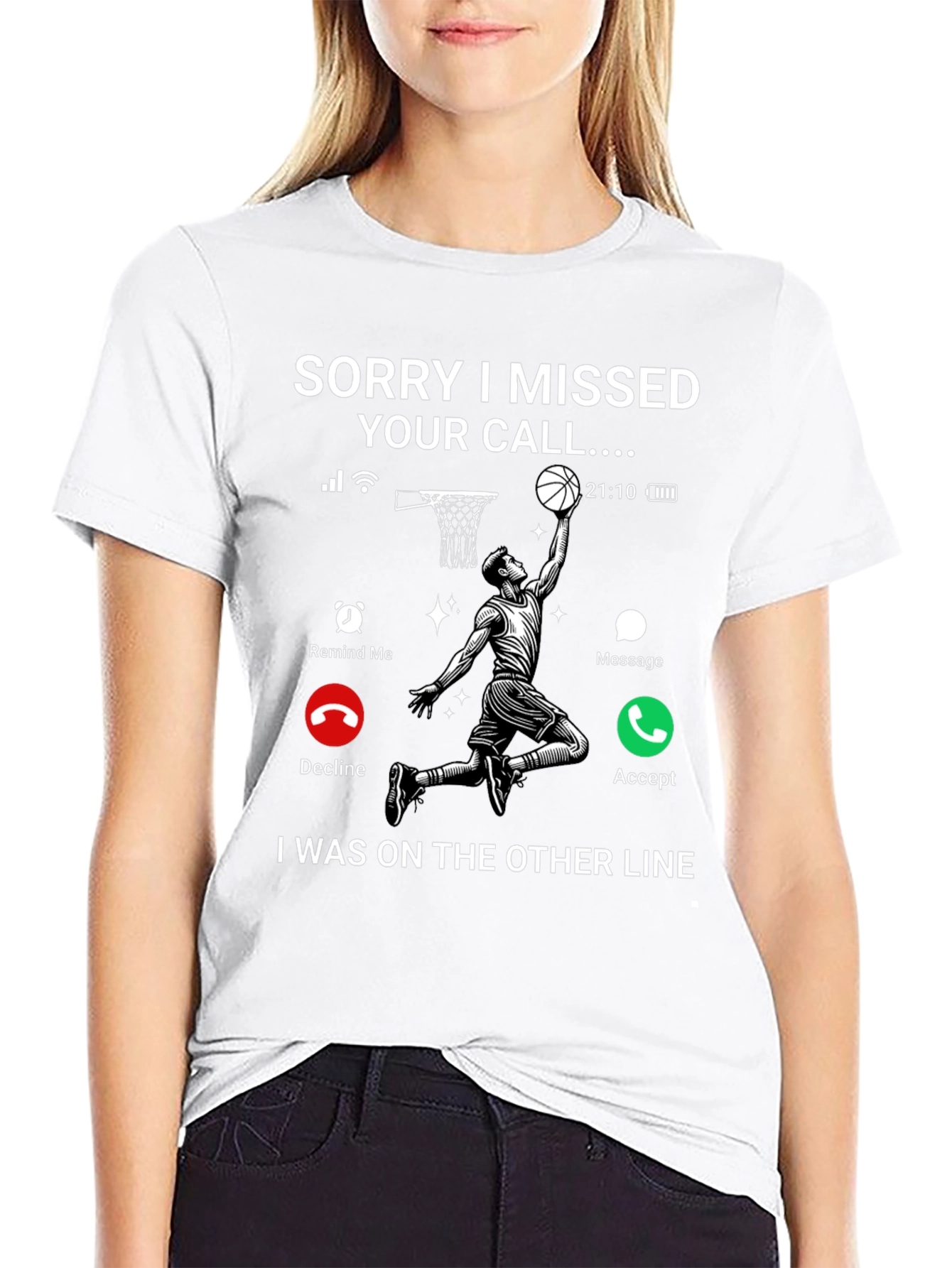 Missed Call Basketball T-Shirt