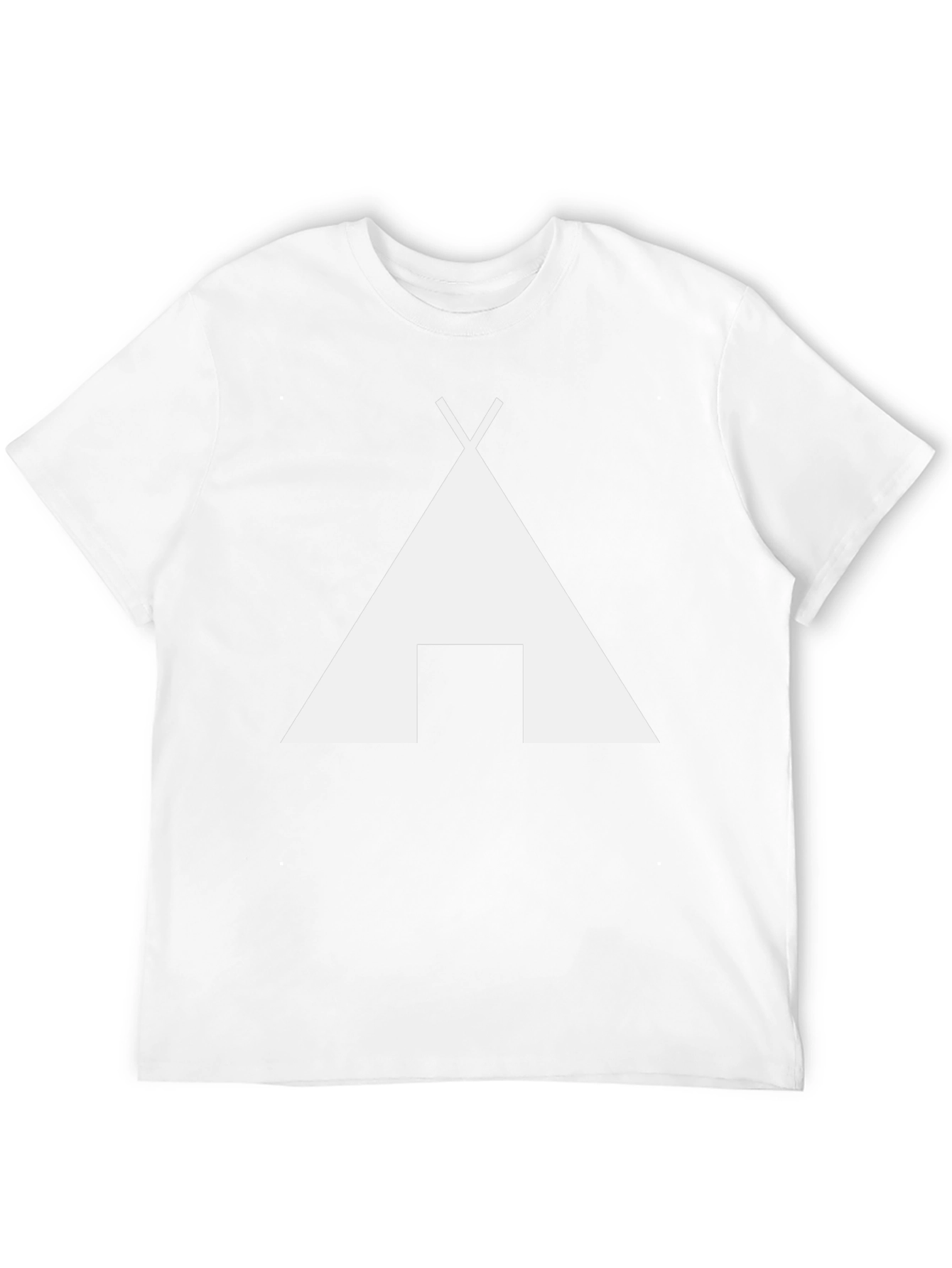 Minimalist Teepee Graphic T-Shirt - Casual Style