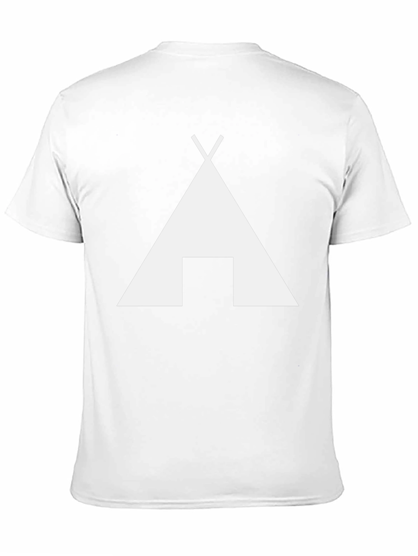 Minimalist Teepee Graphic T-Shirt - Casual Style