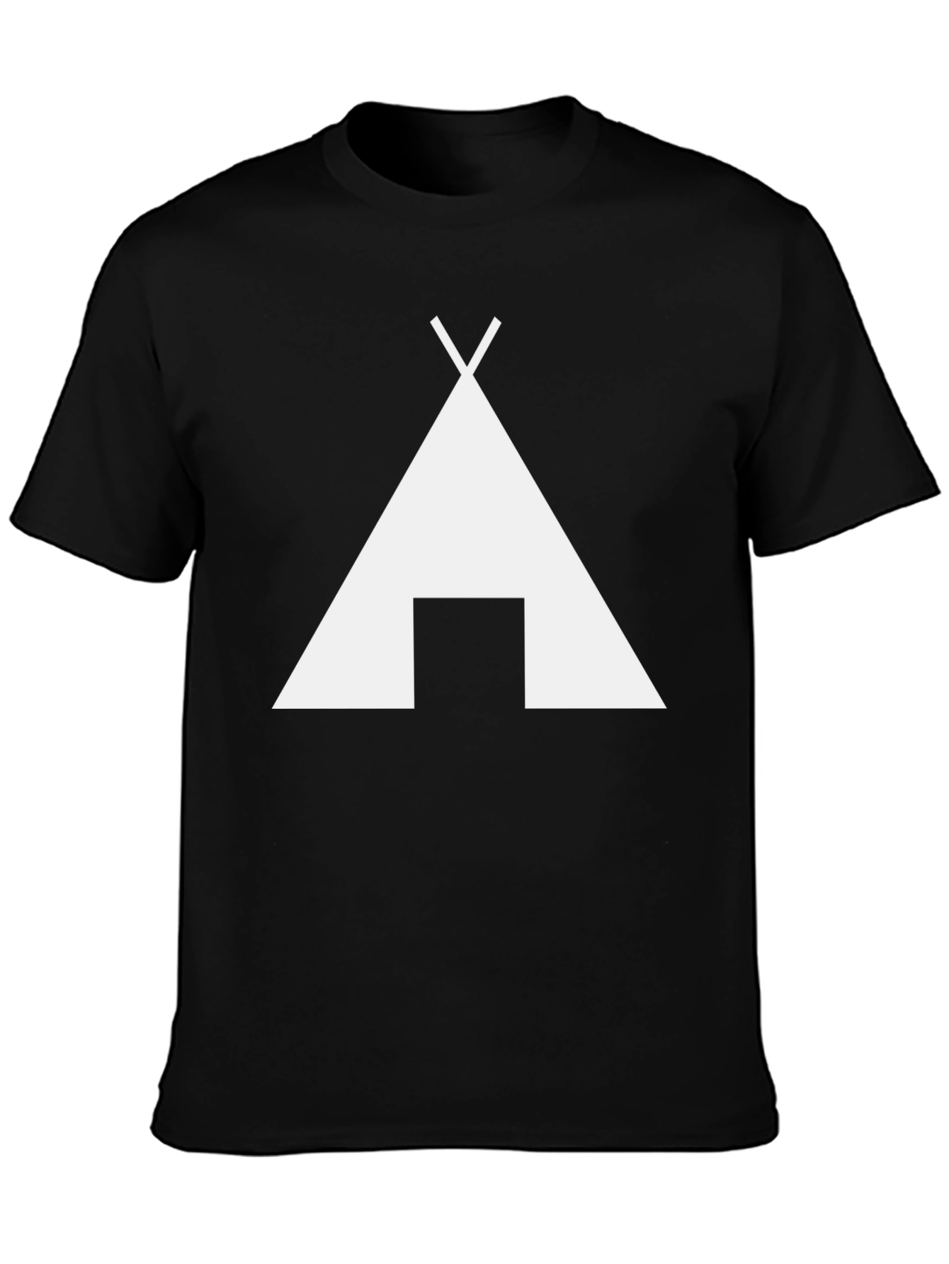 Minimalist Teepee Graphic T-Shirt - Casual Style