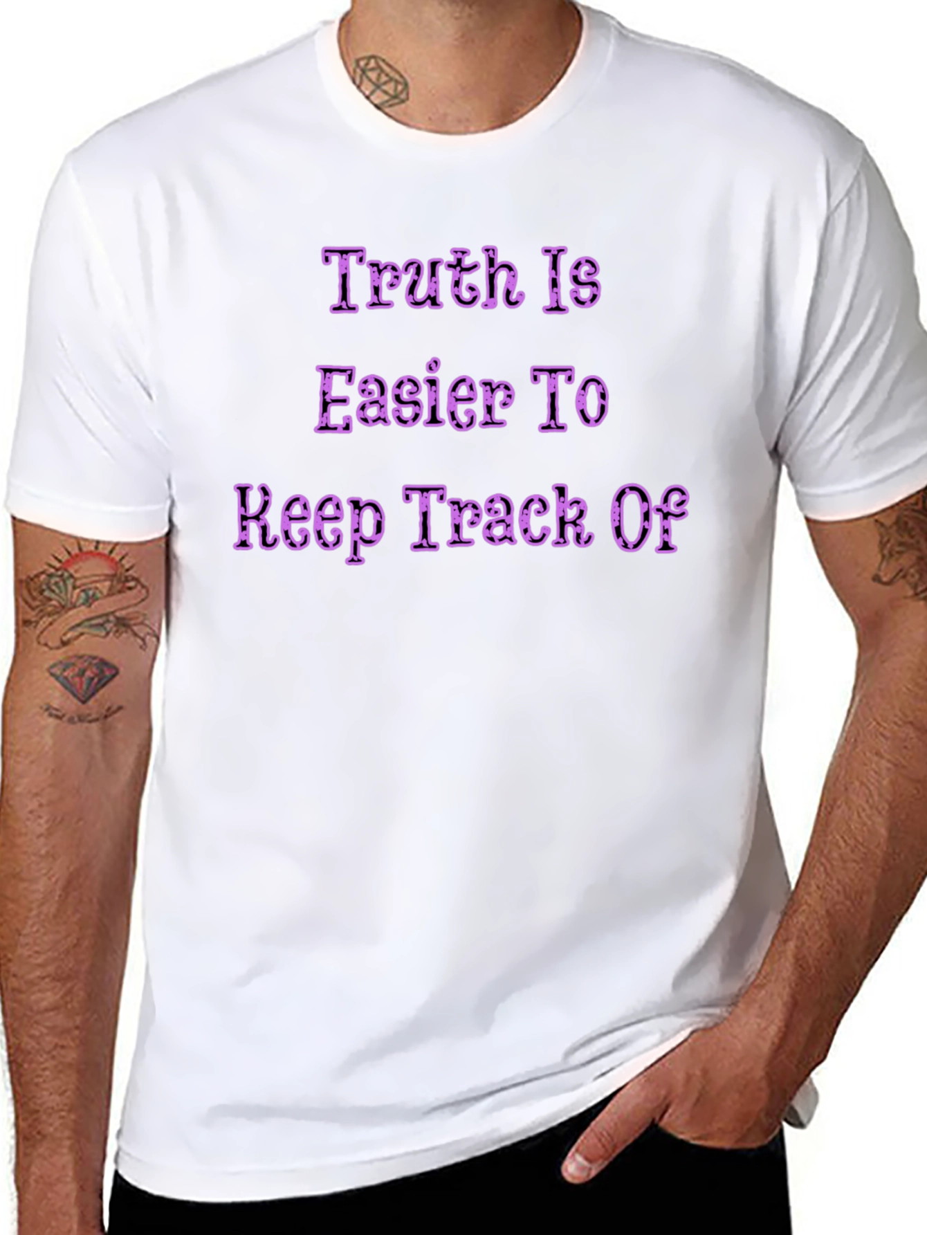 Truth is Easier To Keep Track Of Graphic T-Shirt