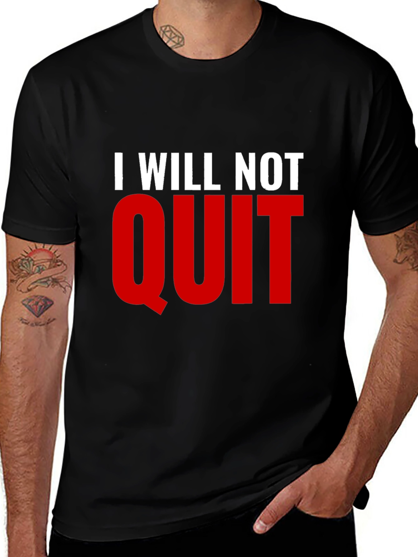 I Will Not Quit Graphic T-Shirt
