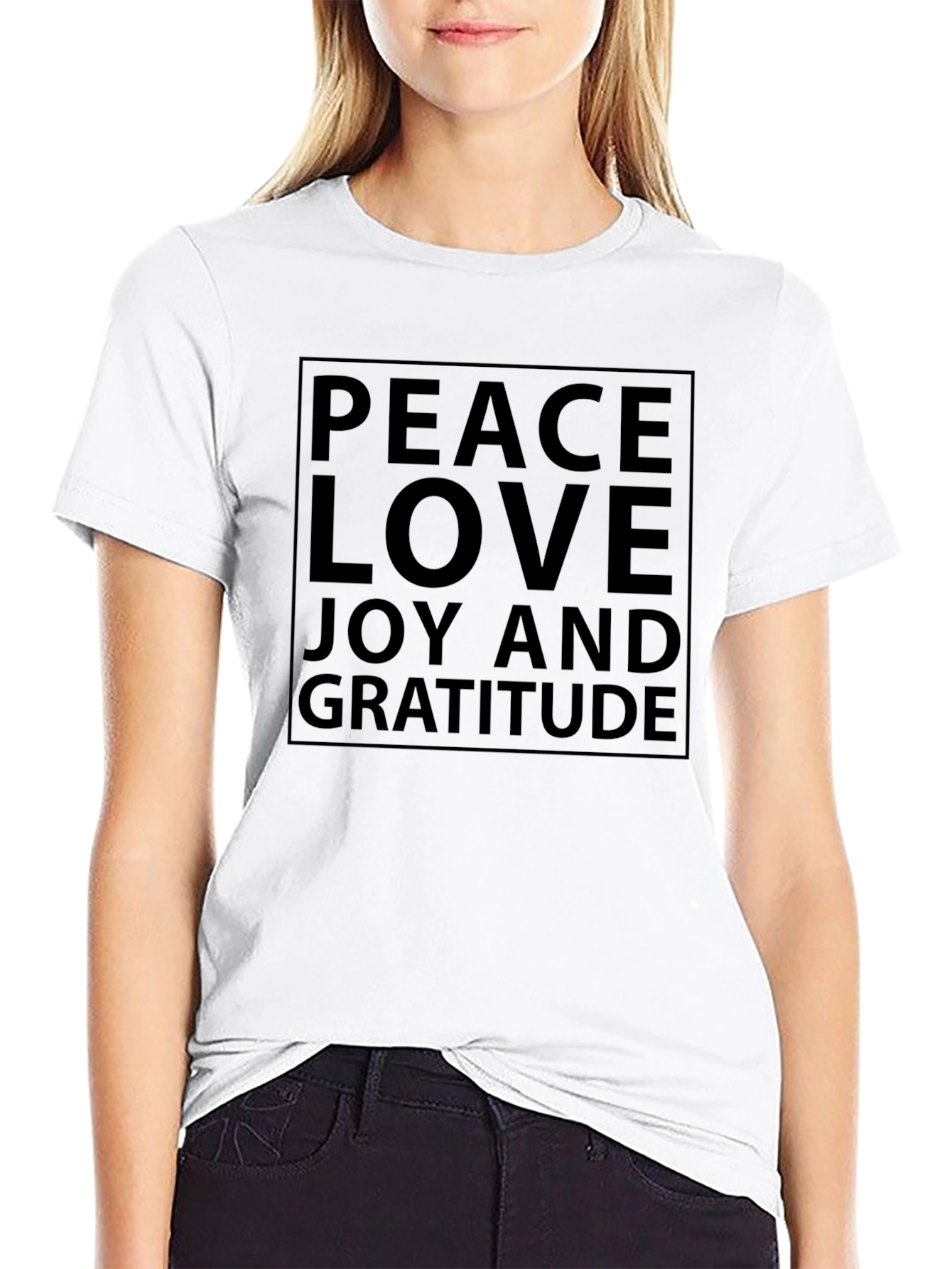 Peace Love Joy Gratitude T-Shirt