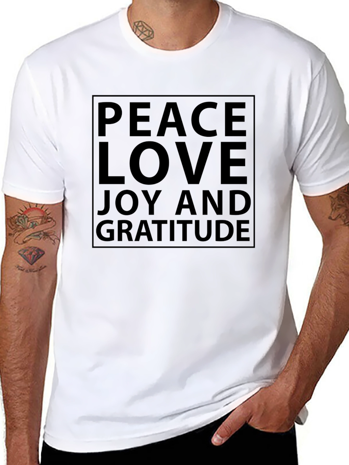 Peace Love Joy Gratitude T-Shirt