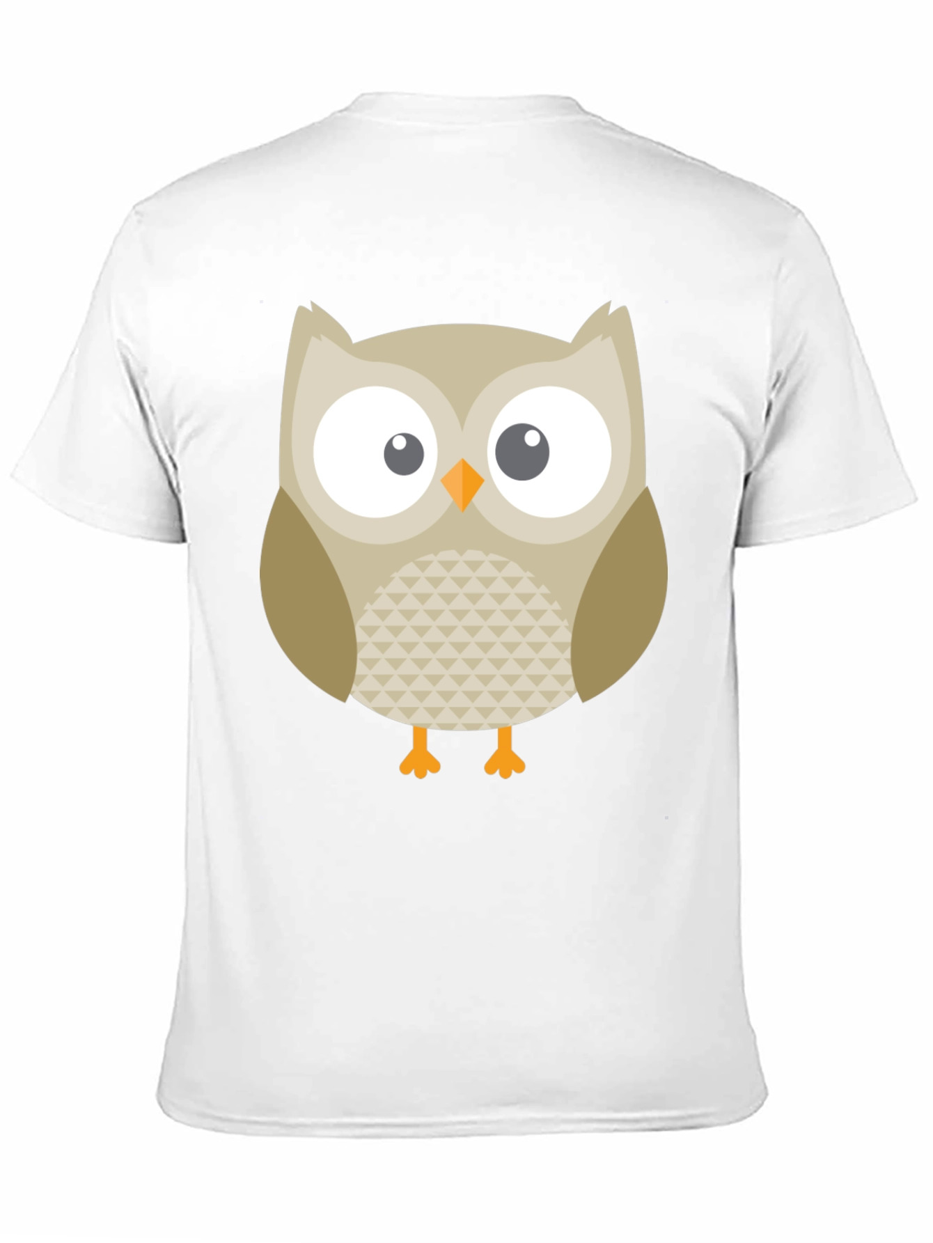 Owl Graphic Print Black T-Shirt