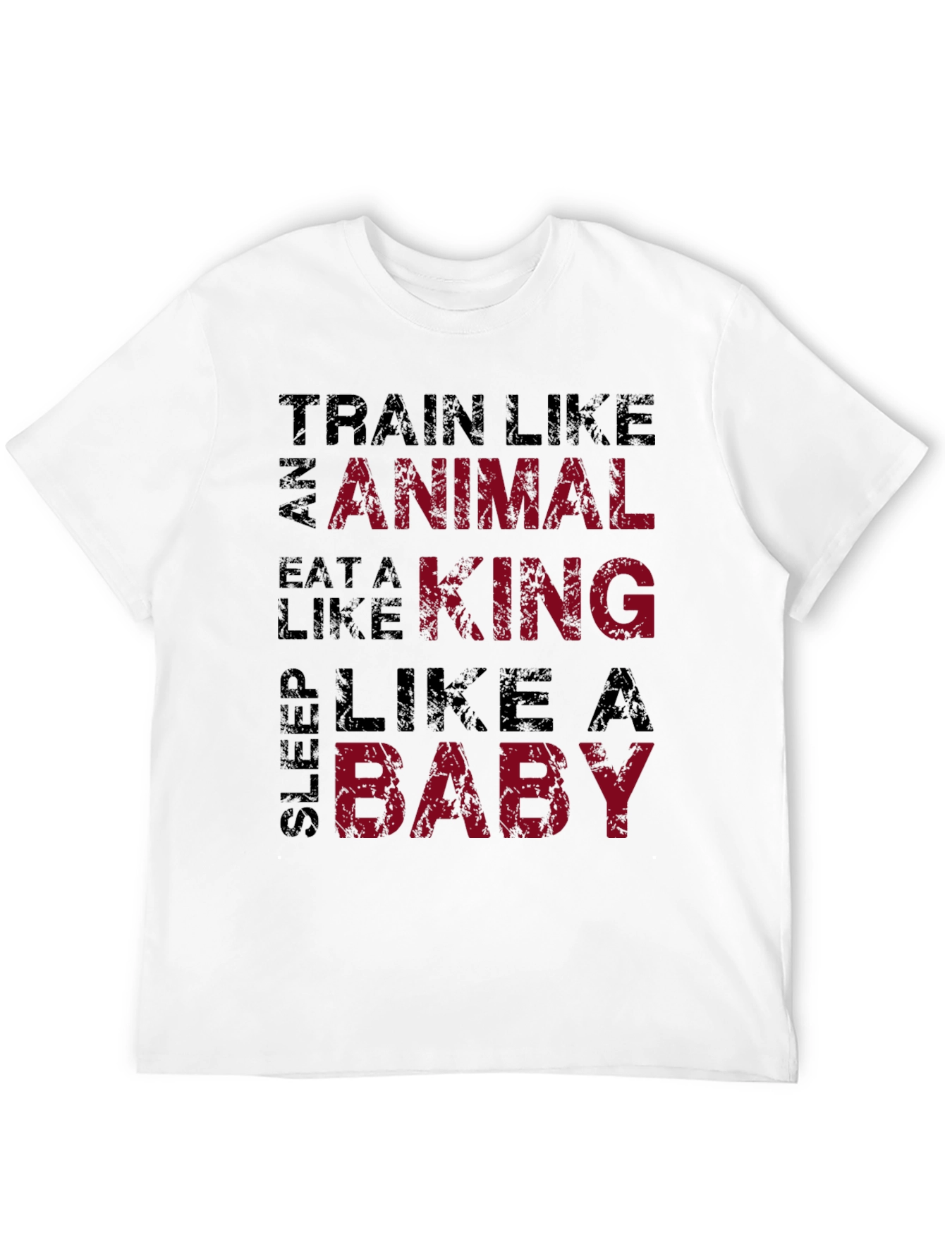 Train Like an Animal Black Graphic Tee