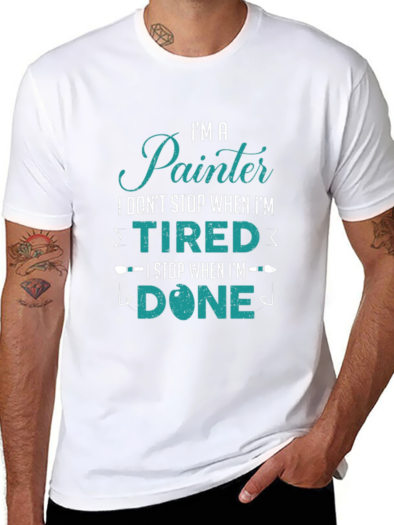 Painter T-Shirt - I Stop When Im Done