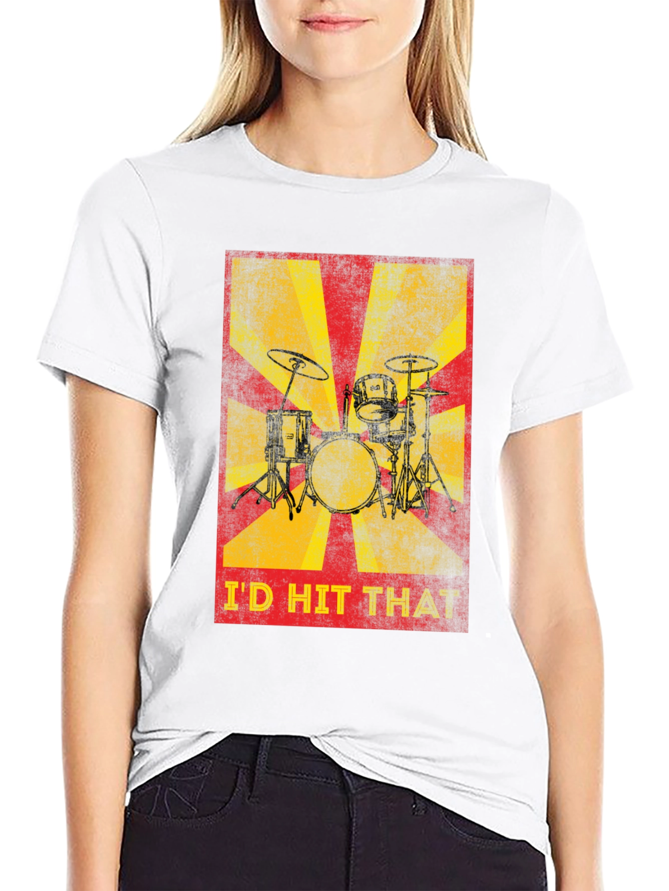 Id Hit That Drum Set T-Shirt