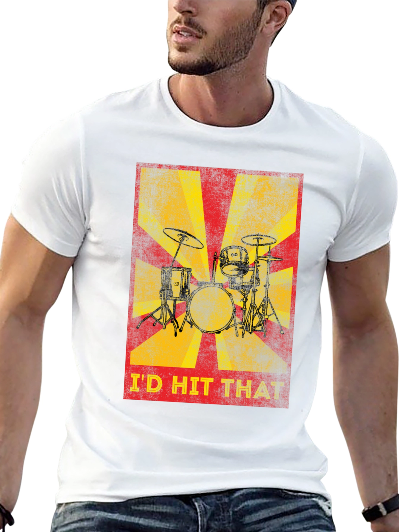 Id Hit That Drum Set T-Shirt
