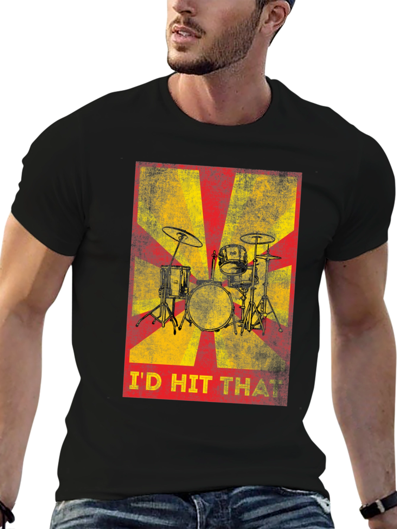 Id Hit That Drum Set T-Shirt
