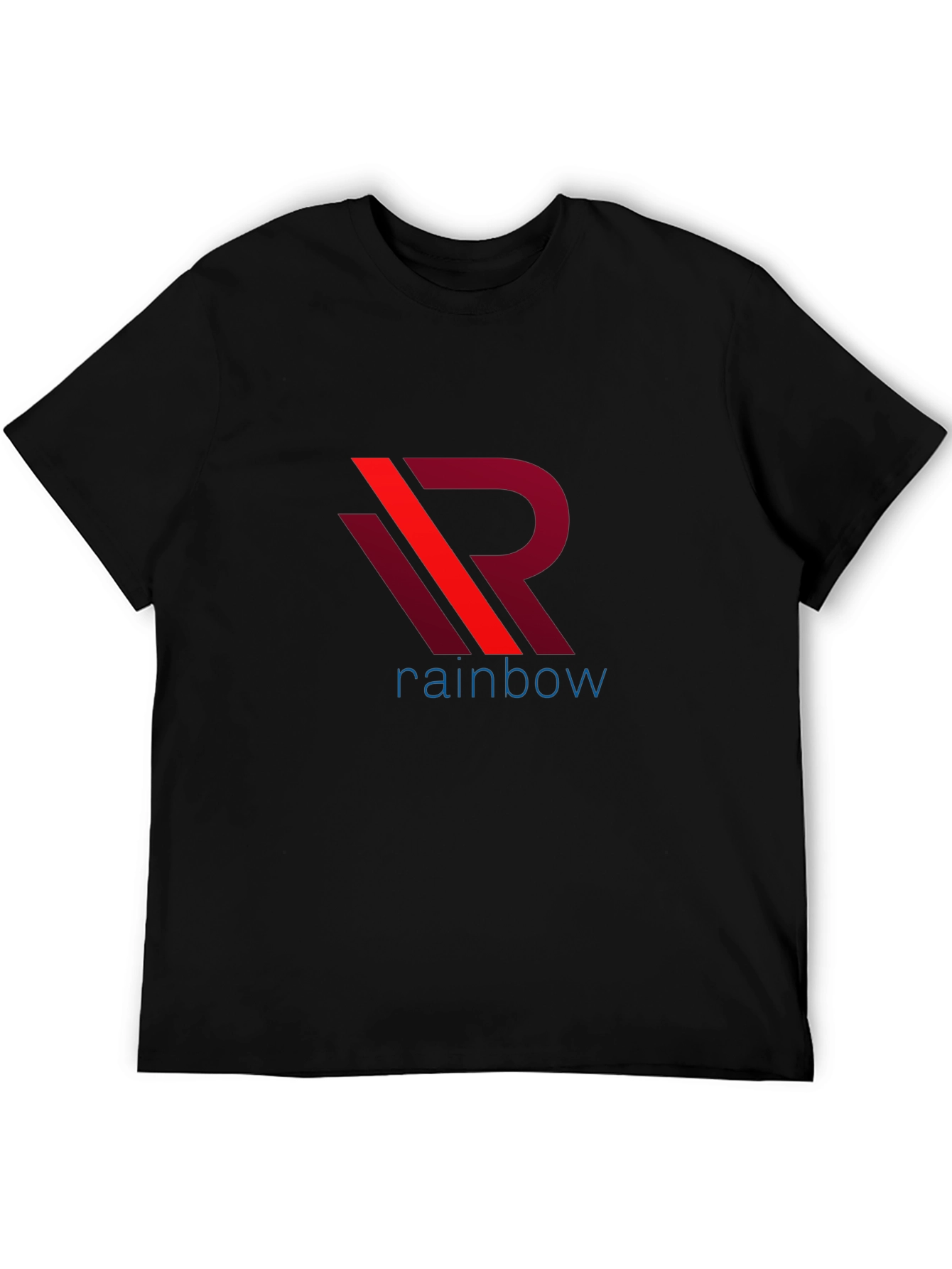 Rainbow Logo Graphic T-Shirt - Stylish Casual Wear