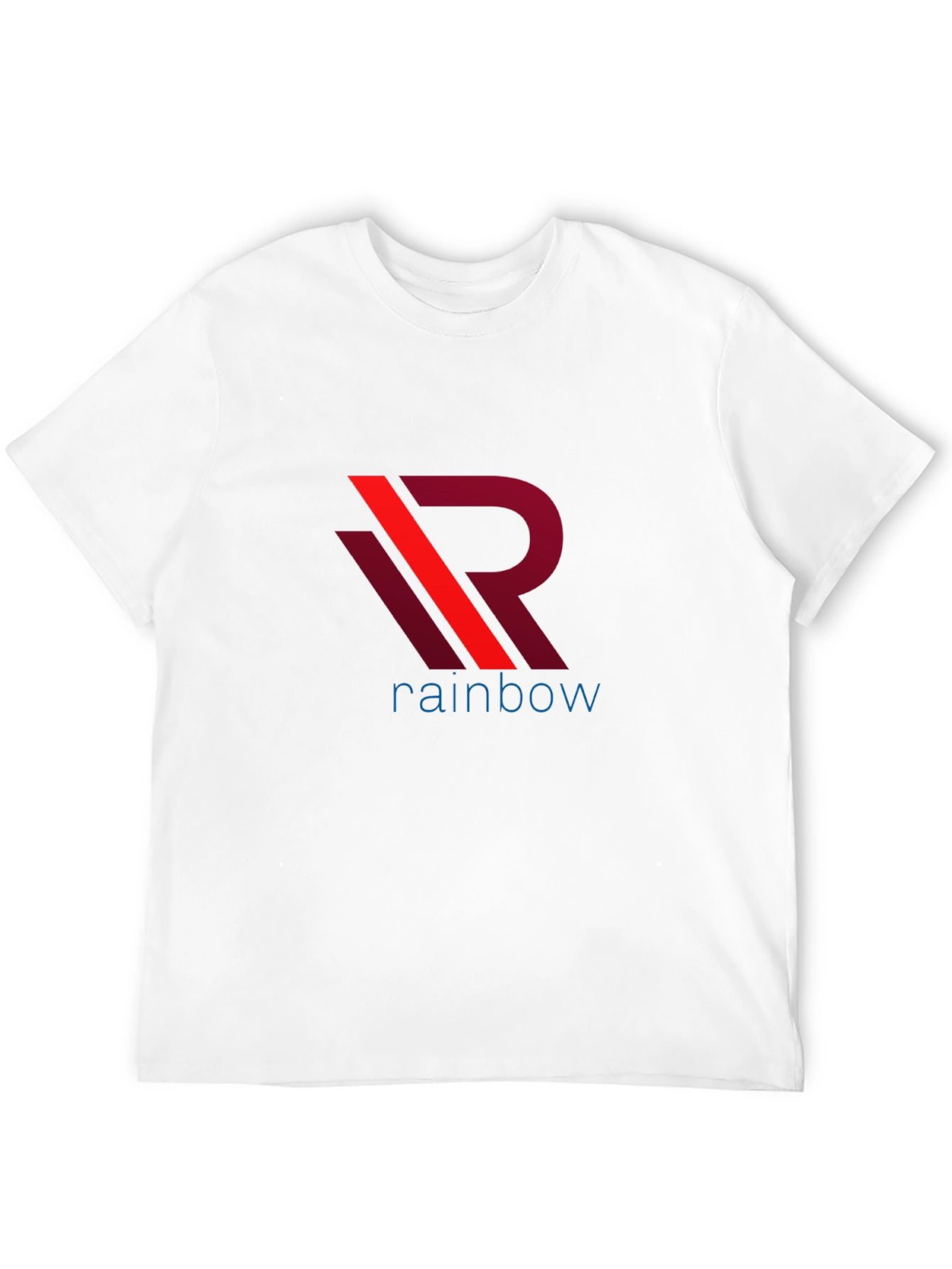 Rainbow Logo Graphic T-Shirt - Stylish Casual Wear