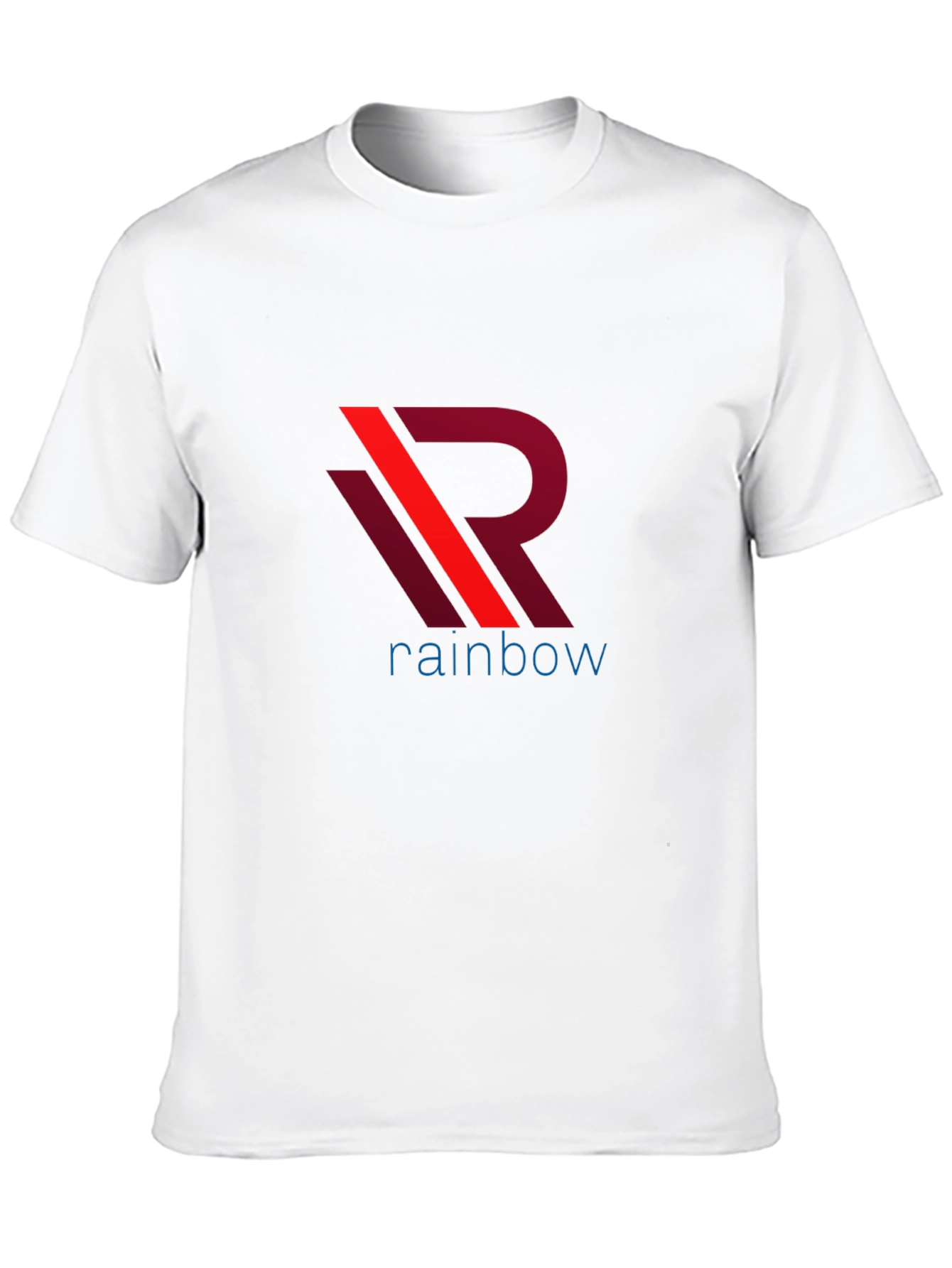 Rainbow Logo Graphic T-Shirt - Stylish Casual Wear