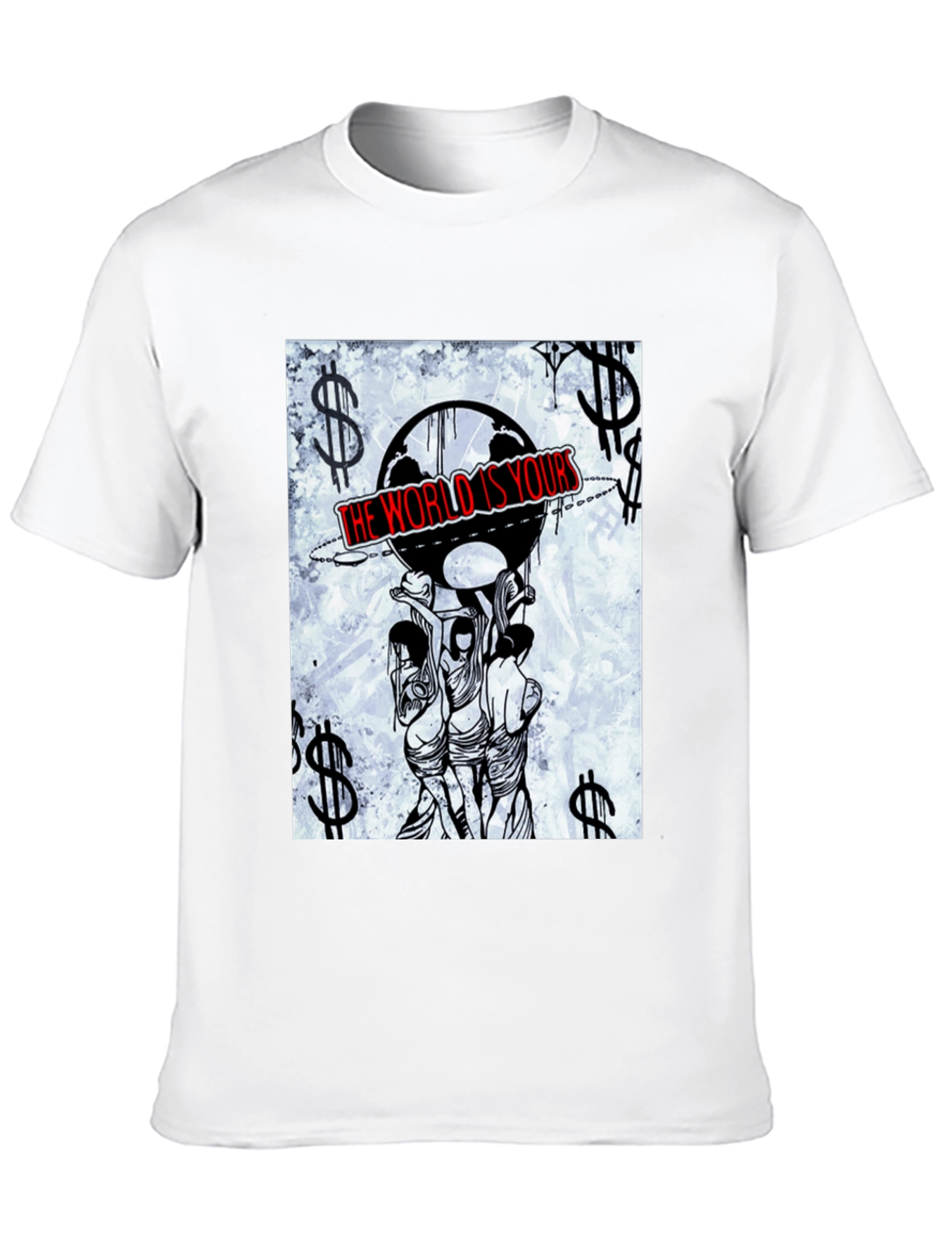 The World Is Yours Graphic Tee - Black