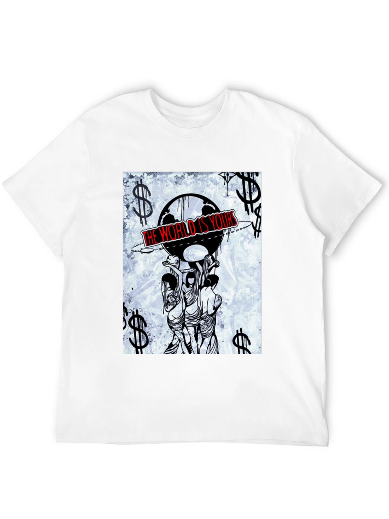 The World Is Yours Graphic Tee - Black