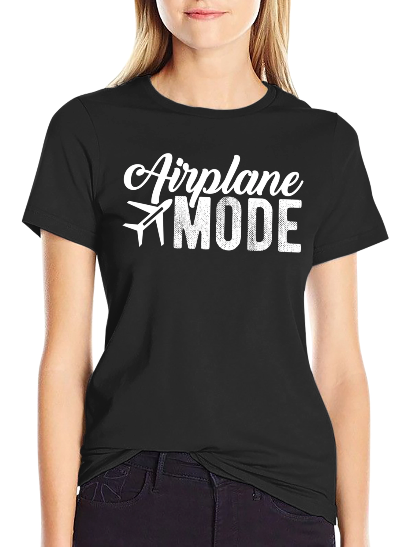 Airplane Mode Graphic T-Shirt - Relax and Unwind