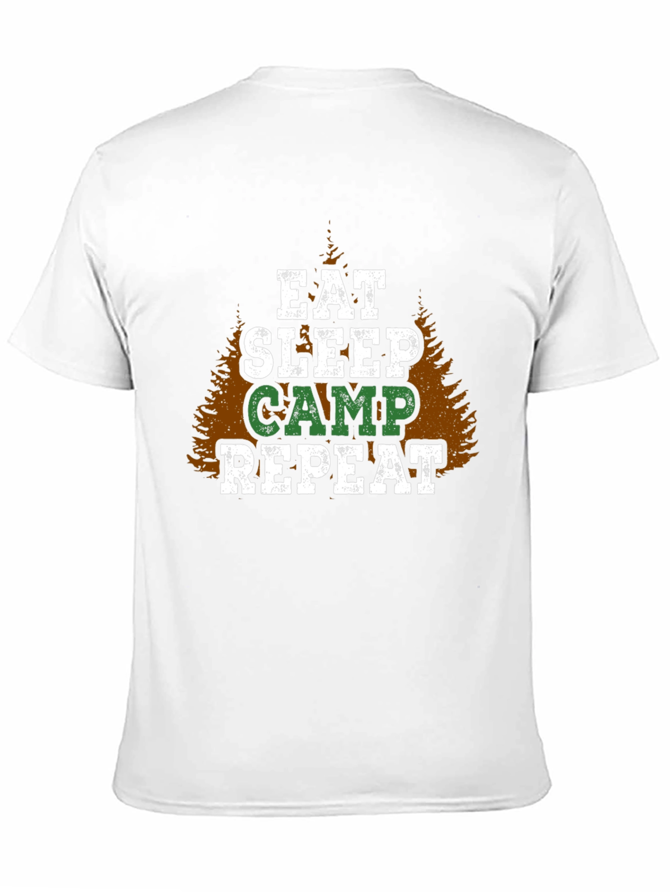 Eat Sleep Camp Repeat Graphic T-Shirt