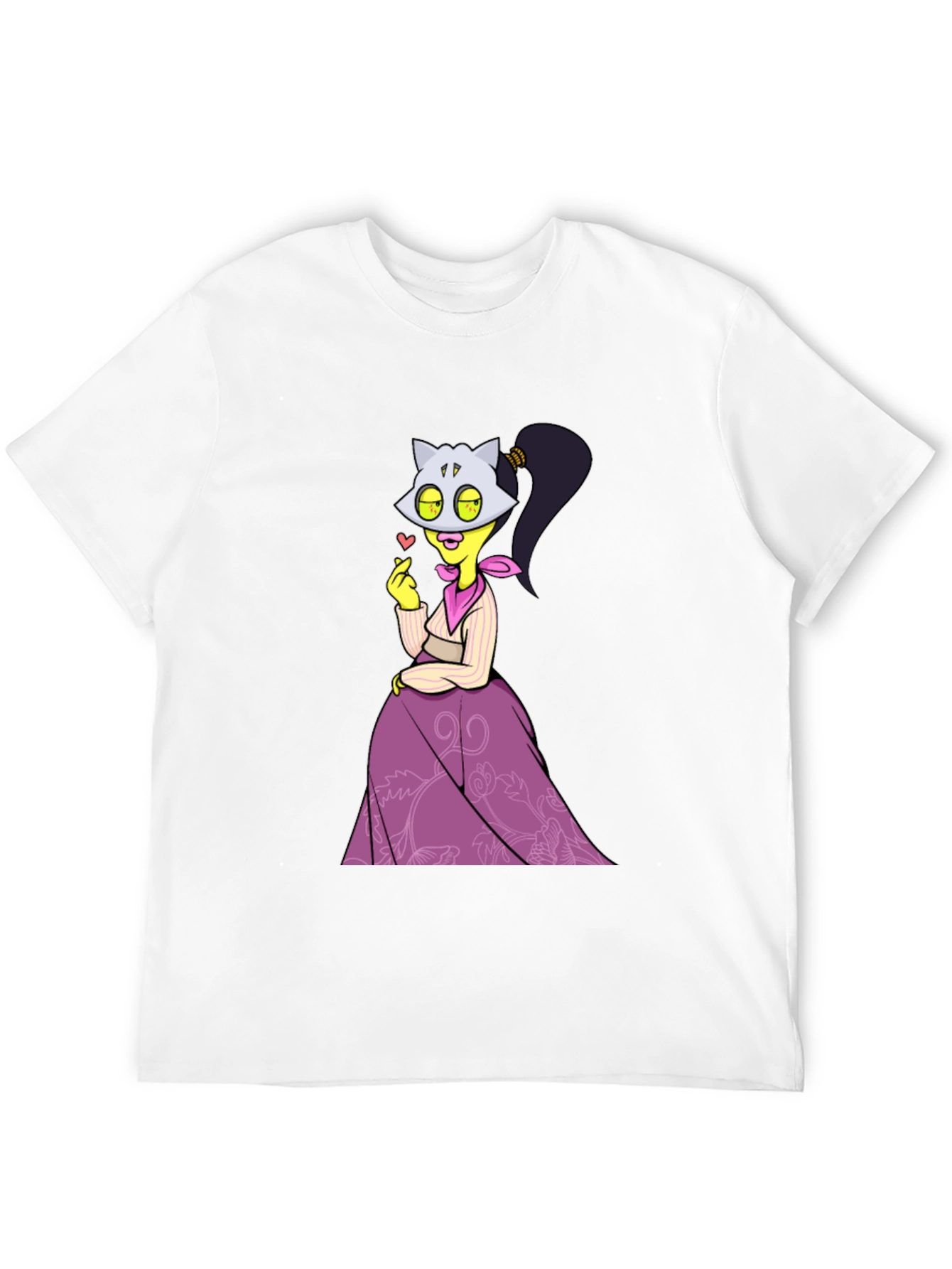 Cartoon Character Graphic T-Shirt