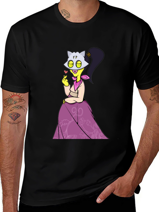 Cartoon Character Graphic T-Shirt
