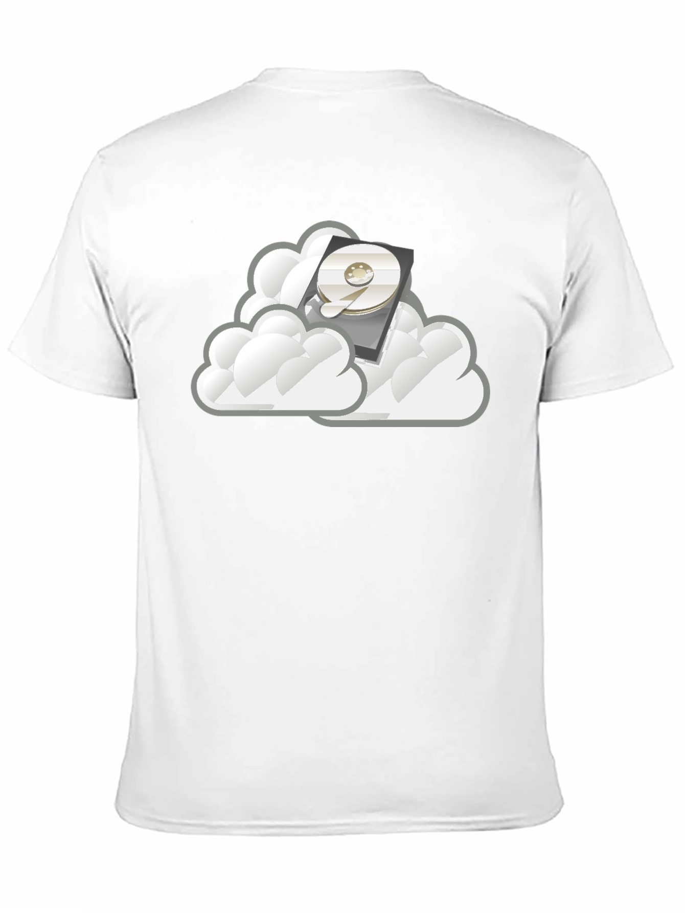 Cloud Storage Black T-Shirt