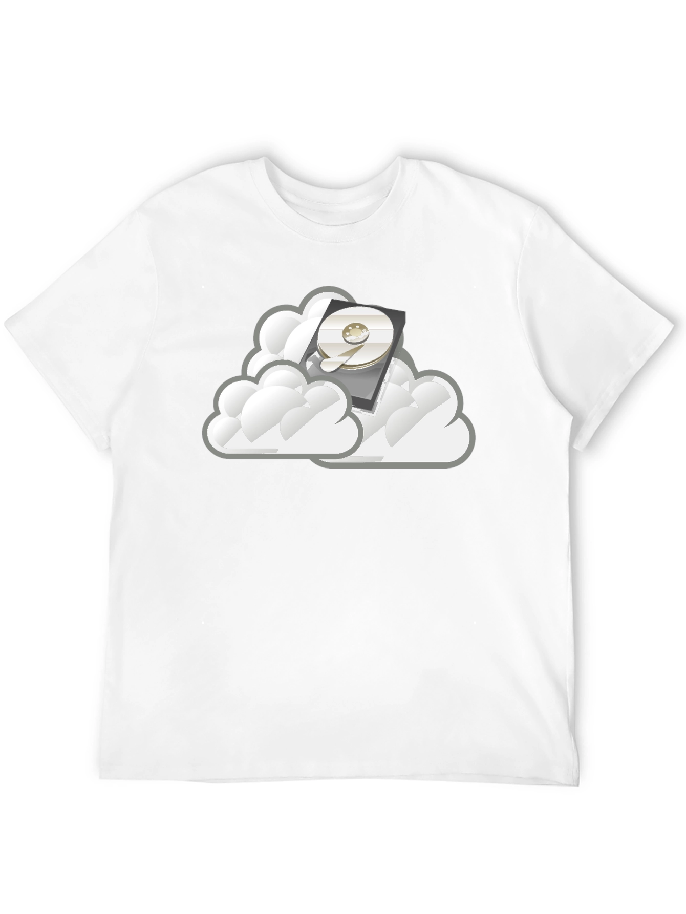 Cloud Storage Black T-Shirt