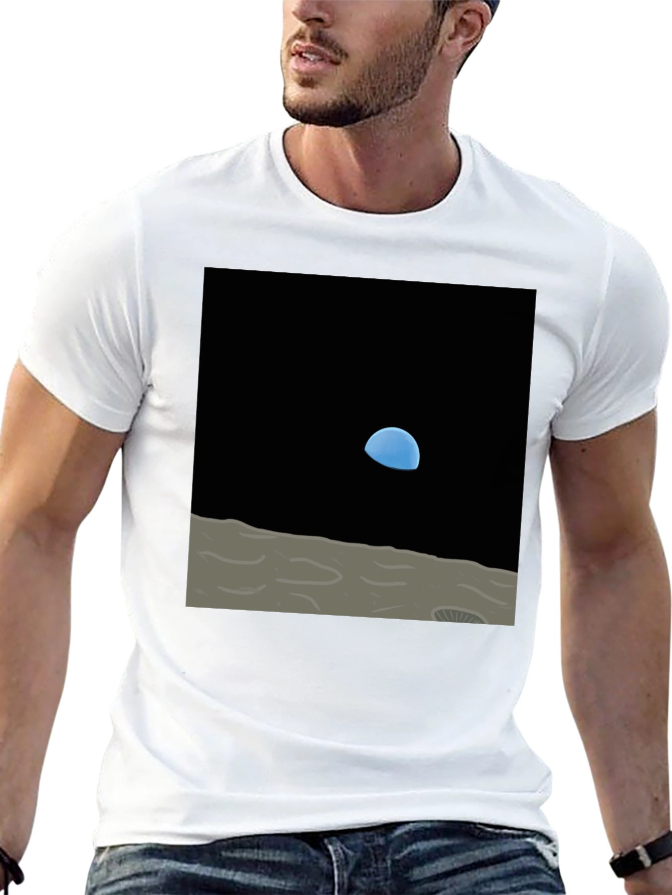 Earthrise T-Shirt - Space Art Design