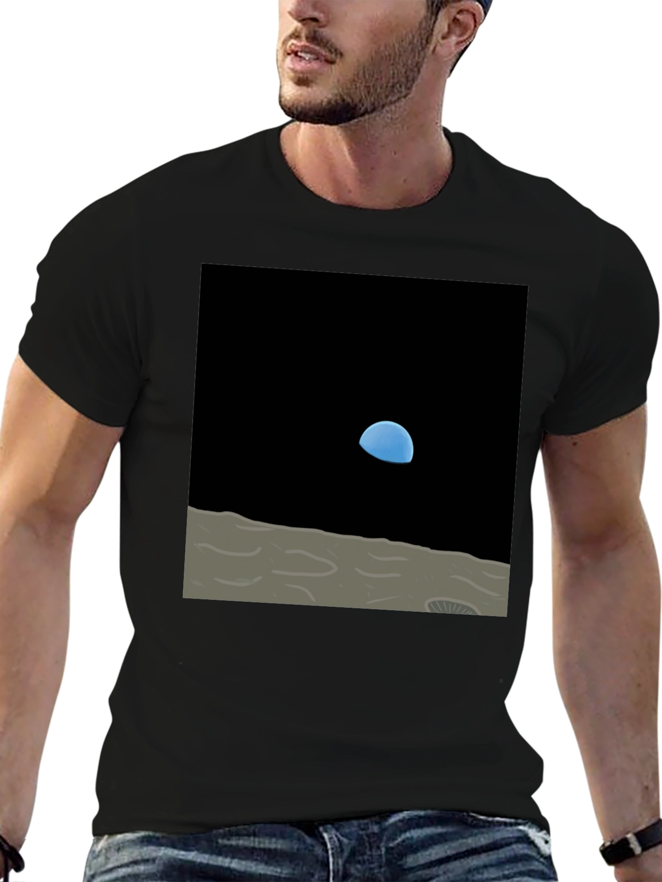 Earthrise T-Shirt - Space Art Design