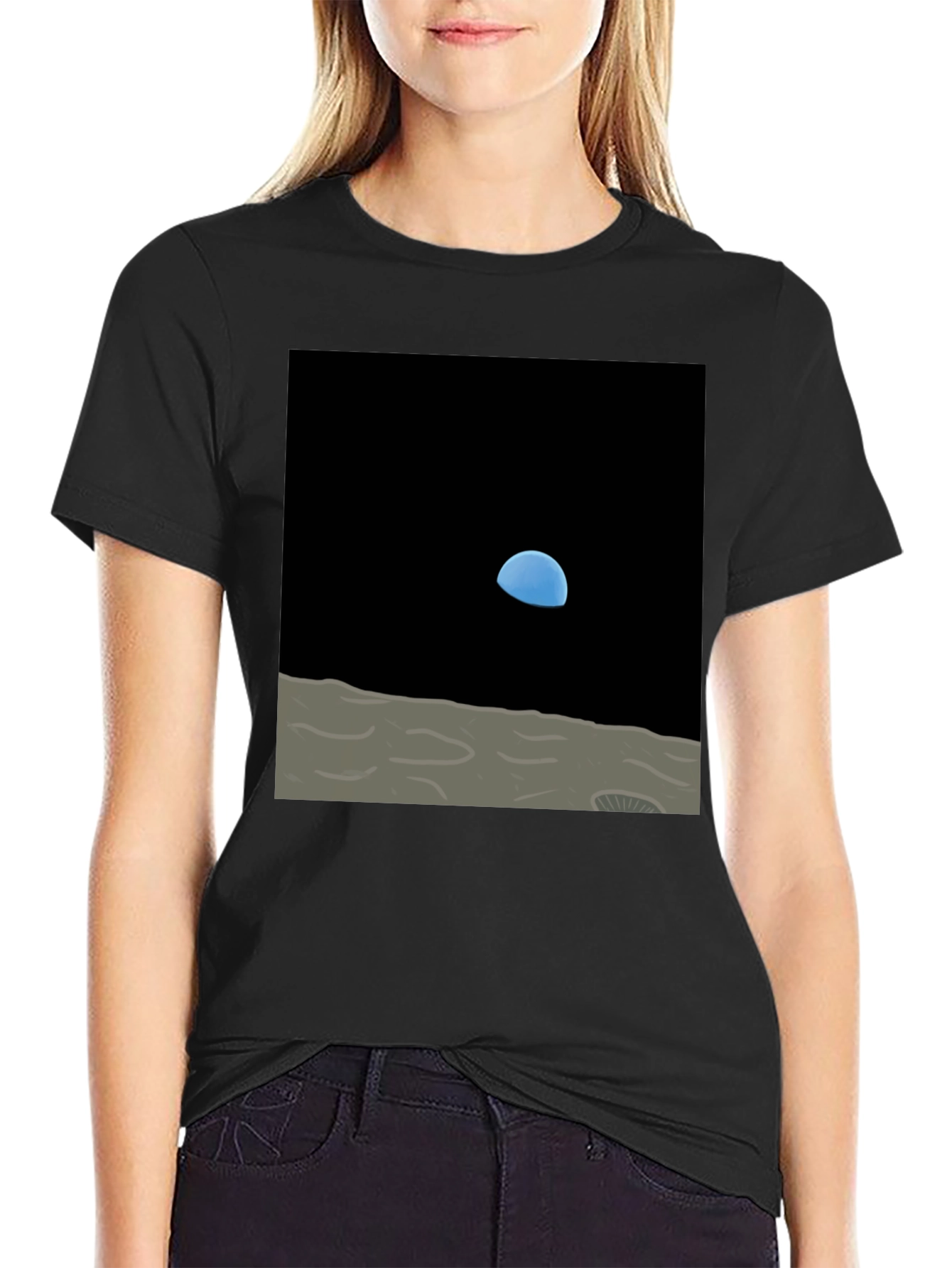 Earthrise T-Shirt - Space Art Design