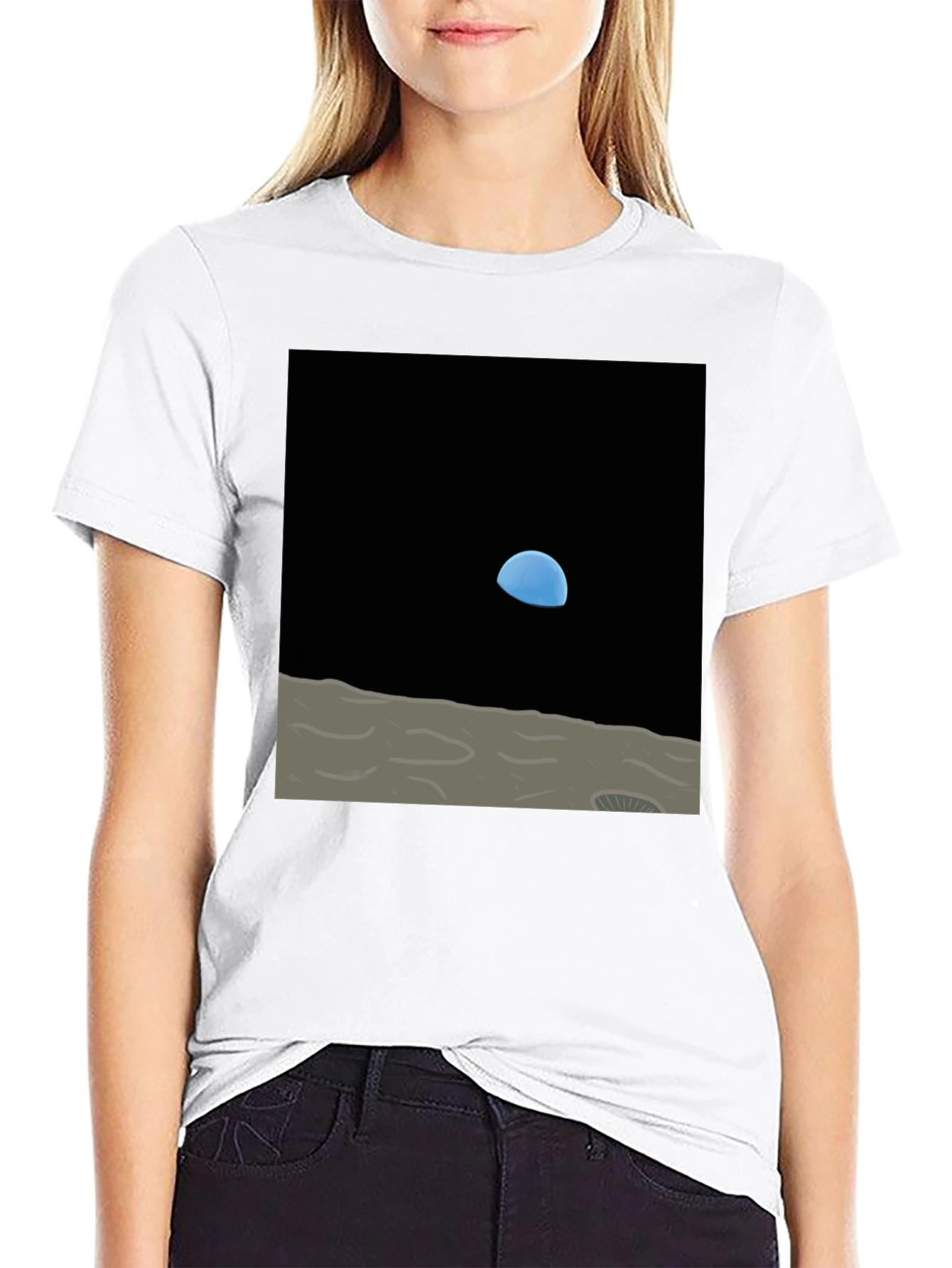 Earthrise T-Shirt - Space Art Design