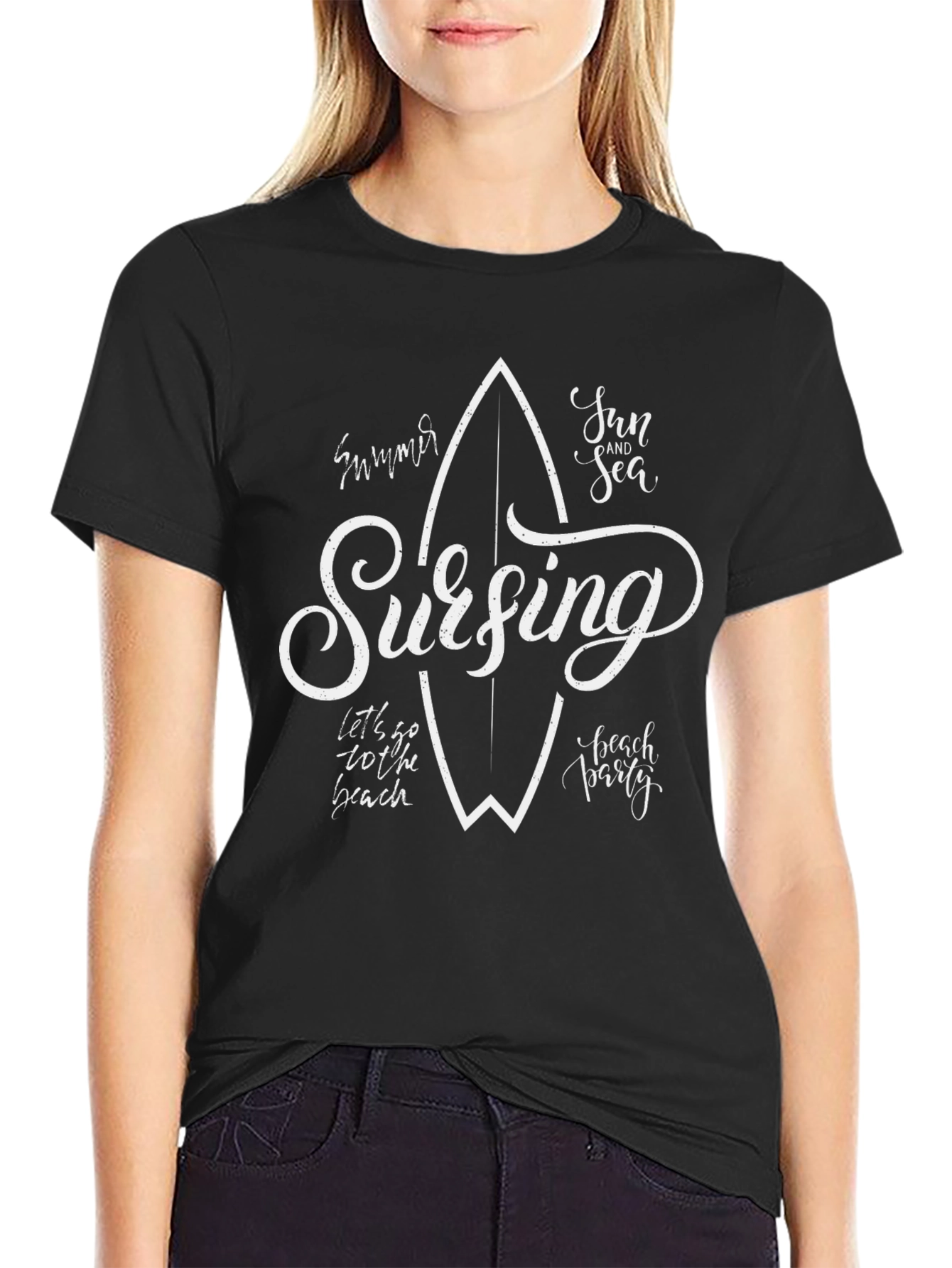 Surfing Summer Beach T-Shirt